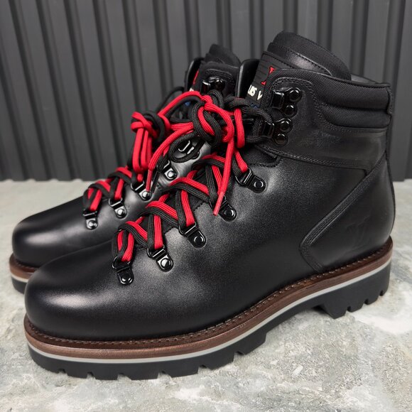 NEW Louis Vuitton Oberkampf Ankle Boots Wool Leather 7.5 LV or 8.5 US 41.5 EUR